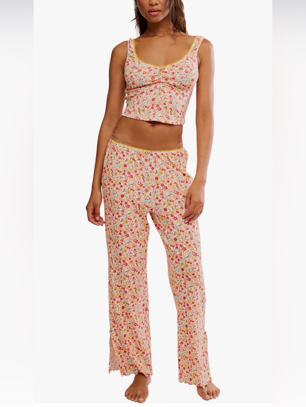 Free People Fresh in Love Pointelle Pajamas